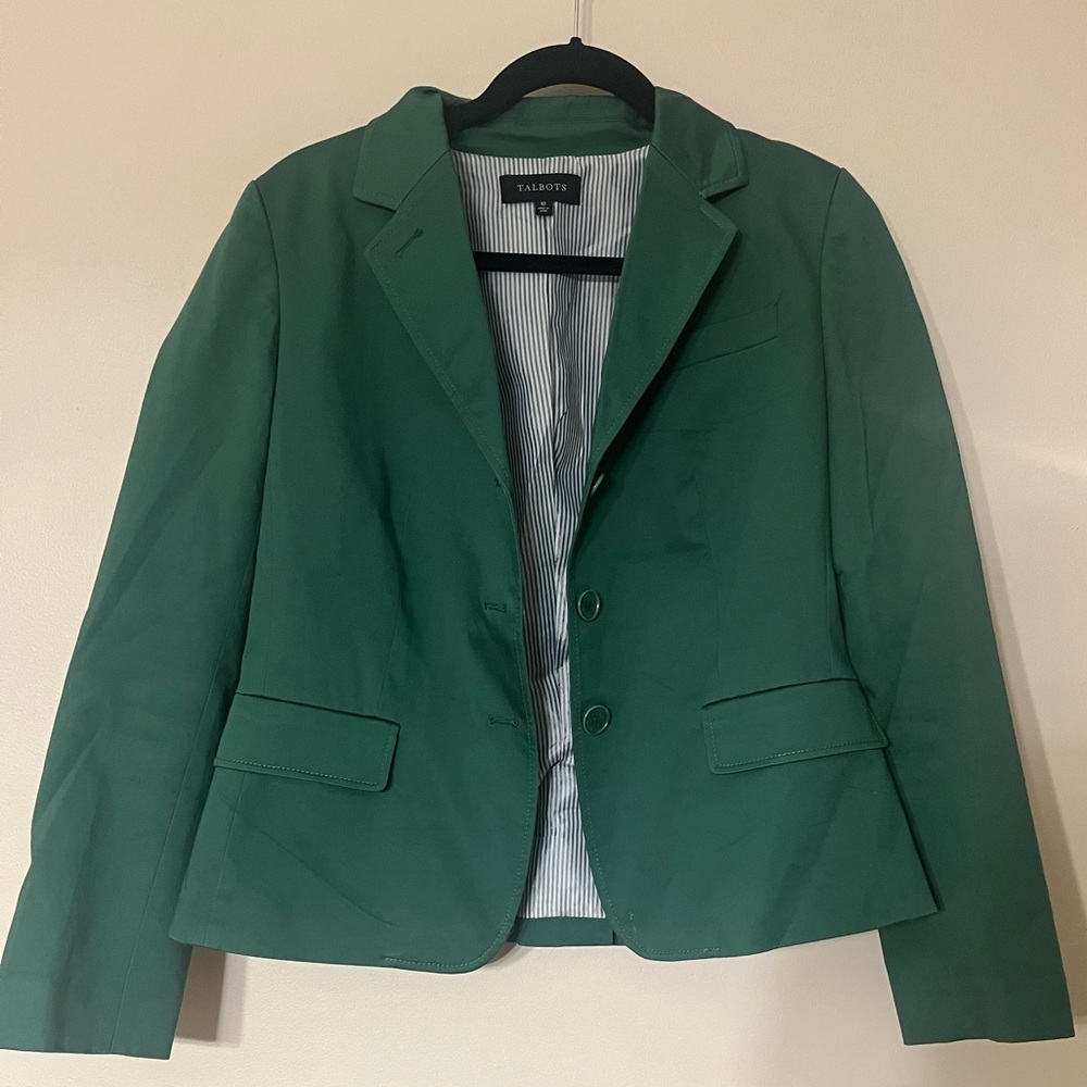 Talbots Green Jacket